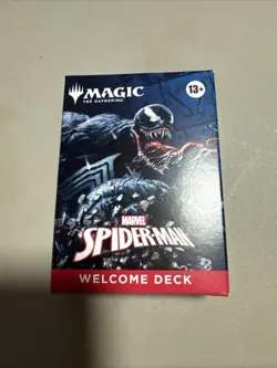 SDCC 2025 Magic The Gathering x Spider-Man Welcome Deck Marvel Venom Box Cover - Image 1