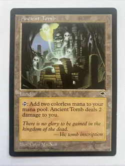 Ancient Tomb | Magic: The Gathering | Tempest | MP Vintage MTG Commander - Image 1
