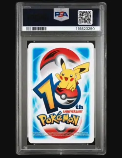 Suicune- PSA 10 - 2006 JPN Pokemon Center 10th Anniversary Playing Card - Image 2
