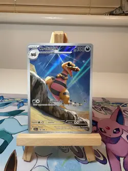 Pokemon TCG Krokorok 136/086 Illustration Rare - S&V Black Bolt Set - Near Mint - Image 1