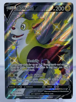Boltund V SWSH085 - Pokemon Shining Fates - Black Star Promo - Full Art - NM/M - Image 1