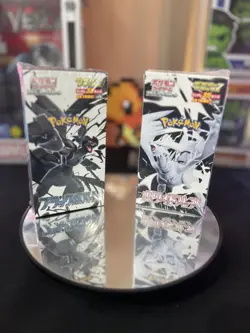 Pokemon Sealed Japanese White Flare + Black Bolt DELUXE Booster Box COMBO - USA - Image 1