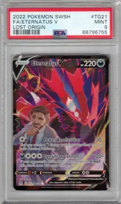 2022 POKEMON SWSH # TG21/TG30 ETERNATUS V FULL ART LOST ORIGIN PSA 9 WOW !!!!! - Image 1