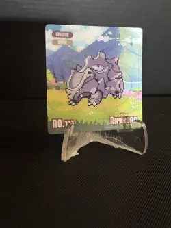 Pokemon Eif origin Gameboy Lenticular Rhyhorn/ Rhydon #EE - Image 1