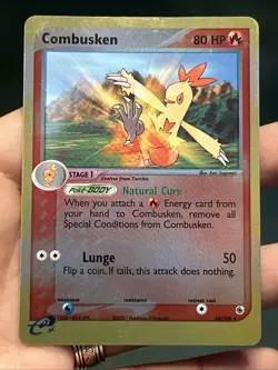 Pokemon TCG Combusken Ruby and Sapphire 28/109 Uncommon Reverse Holo- LP - Image 1