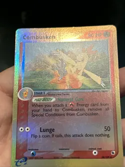 Pokemon TCG Combusken Ruby and Sapphire 28/109 Uncommon Reverse Holo- LP - Image 2