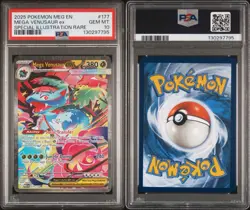 💥💥2025 POKEMON MEG EN MEGA VENUSAUR Ex SPECIAL ILLUSTRATION RARE PSA 10 #177 - Image 3