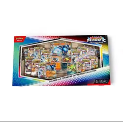 Pokemon Prismatic Evolutions Lucario EX and Tyranitar EX Premium Collection - Image 1
