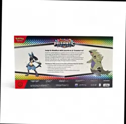 Pokemon Prismatic Evolutions Lucario EX and Tyranitar EX Premium Collection - Image 2