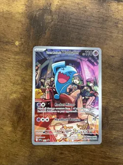 Pokemon TCG Team Rocket’s Wobbuffet 203 Promo Destined Rivals NM - Image 1
