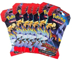 x7 Destined Rivals Sleeved Booster Packs Factory Sealed Pokemon TCG - Image 1