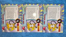Raichu #26 1999 Topps Pokemon TV Animation Edition Series 1 Lot Of 3 - Image 2