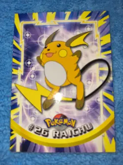 Raichu #26 1999 Topps Pokemon TV Animation Edition Series 1 Lot Of 3 - Image 3