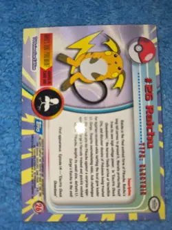 Raichu #26 1999 Topps Pokemon TV Animation Edition Series 1 Lot Of 3 - Image 4