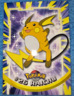 Raichu #26 1999 Topps Pokemon TV Animation Edition Series 1 Lot Of 3 - Image 5
