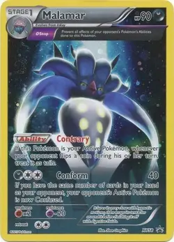 Moderately Played, English - 1 x Pokemon Malamar - XY58 - Full Art Promo XY Prom - Image 1