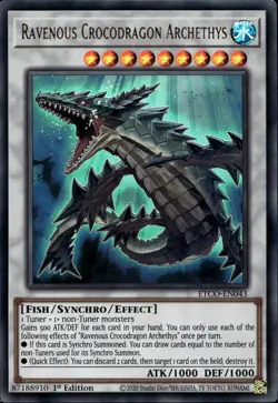Ravenous Crocodragon Archethys 1st Ed Ultra Rare ETCO-EN043 Yu-Gi-Oh! - Image 1