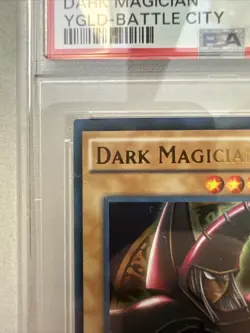Yugioh 2015 Dark Magician YGLD-ENB02 Battle City PSA 8 - Image 2