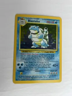 Pokemon TCG Blastoise 1999-2000 Base Set Holo Rare Card 2/102 NM - Image 1
