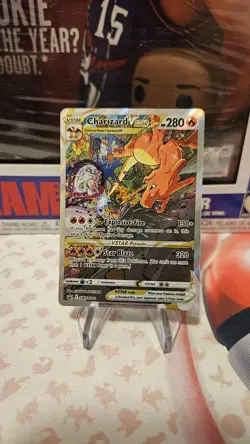 2022 Charizard V Star SWSH262 Black Star Promo Full Art Pokemon Card - Image 1