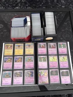 2075 Pokemon Card Lot 40 EX, 160 Holo, 450 Reverse & Partial 98% Base Master Set - Image 1