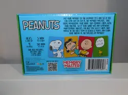 Peanuts Memory Master Card Game You’ll Never Forget Snoopy Charlie Brown NEW - Image 2
