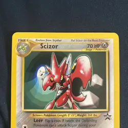 Pokemon TCG Scizor 33 Black Star Promo Card WOTC - Image 2