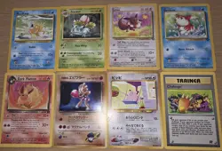 Pokemon cards Vintage Lot Of 16 Cards 1st Editions Fossil Decent Holo - Image 4