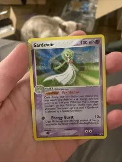 Gardevoir 7/109 Holo Rare Ruby and Sapphire Pokemon Card SWIRL - Image 1
