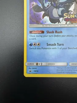 Alolan Sandslash SM18 Stamped Promo Sun & Moon Guardians Rising Pokemon Card - Image 4