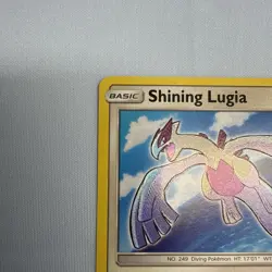 Shining Lugia Holo SM82 - 2017 Shining Legends Black Star Promo Pokemon Card NM - Image 2