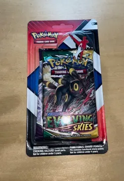 Pokemon TCG Evolving Skies Chilling Reign 2-Pack Pin Blister 20 Cards - Image 1