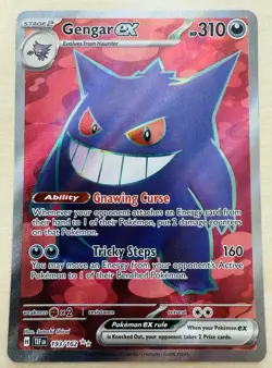 Gengar ex 193/162 - SV05: Temporal Forces Full Art Holo - Pokemon TCG Card [NM] - Image 1