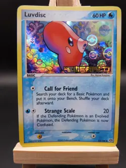 Pokemon Reverse Foil Card - Luvdisc 53/106 (Ex Emerald) - Image 1