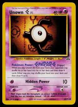 Pokemon Card Neo Discovery Unown [E] 67/75 - Image 1