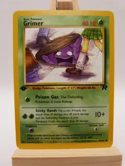 Pokemon 1st Edition Card - Grimer 57/82 (Team Rockets Set) - Image 1