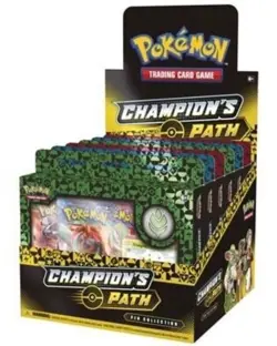 Champion’s Path Gym Pin Collection S1 Sealed Case Pokemon Card | English | UK - Image 1