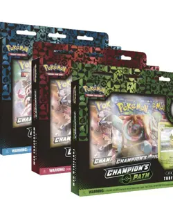 Champion’s Path Gym Pin Collection S1 Sealed Case Pokemon Card | English | UK - Image 2