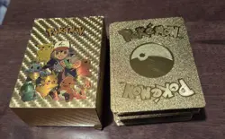Pokemon Gold Fan Art Collection With Deck And Cards Charizard Mewtwo Pikachu Etc - Image 5