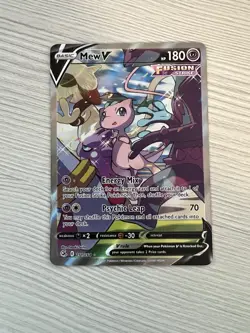 Pokemon TCG Fusion Strike Mew v Holo Alternative Art Ultra Rare Card 251/264 - Image 1