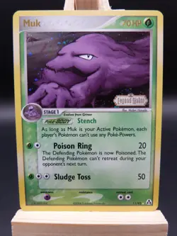 Pokemon Reverse Foil Card - Muk 11/92 (Ex Legend Maker) - Image 5