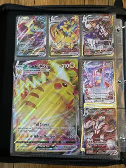 220 Pokemon card binder collection, V, VMax, GX, basic, and more! - Image 1