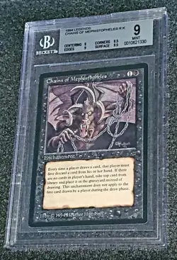 Chains of Mephistopheles MTG Legends BGS Graded Magic Card VINTAGE GRAIL cgc psa - Image 1