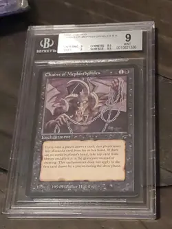 Chains of Mephistopheles MTG Legends BGS Graded Magic Card VINTAGE GRAIL cgc psa - Image 3