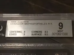 Chains of Mephistopheles MTG Legends BGS Graded Magic Card VINTAGE GRAIL cgc psa - Image 4