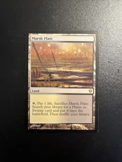 Marsh Flats Zendikar Original NM Magic the Gathering - Image 1