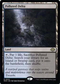 MTG Polluted Delta (224) | NM | Modern Horizons 3 {MH3} - Image 1