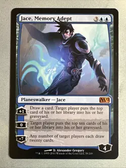 MTG / Jace, Memory Adept / M12 / #58 / Regular / Mythic / NM - Image 1