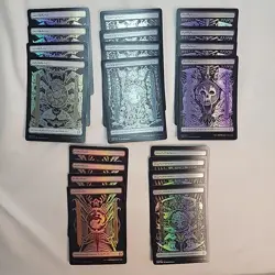 20 Full Art Foil Phyrexian All Will Be One MTG Basic Lands Fast Shipping 4 Each - Image 1
