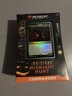 MTG - Magic the Gathering- Innistrad Midnight Hunt Coven Counters Commander Deck - Image 1